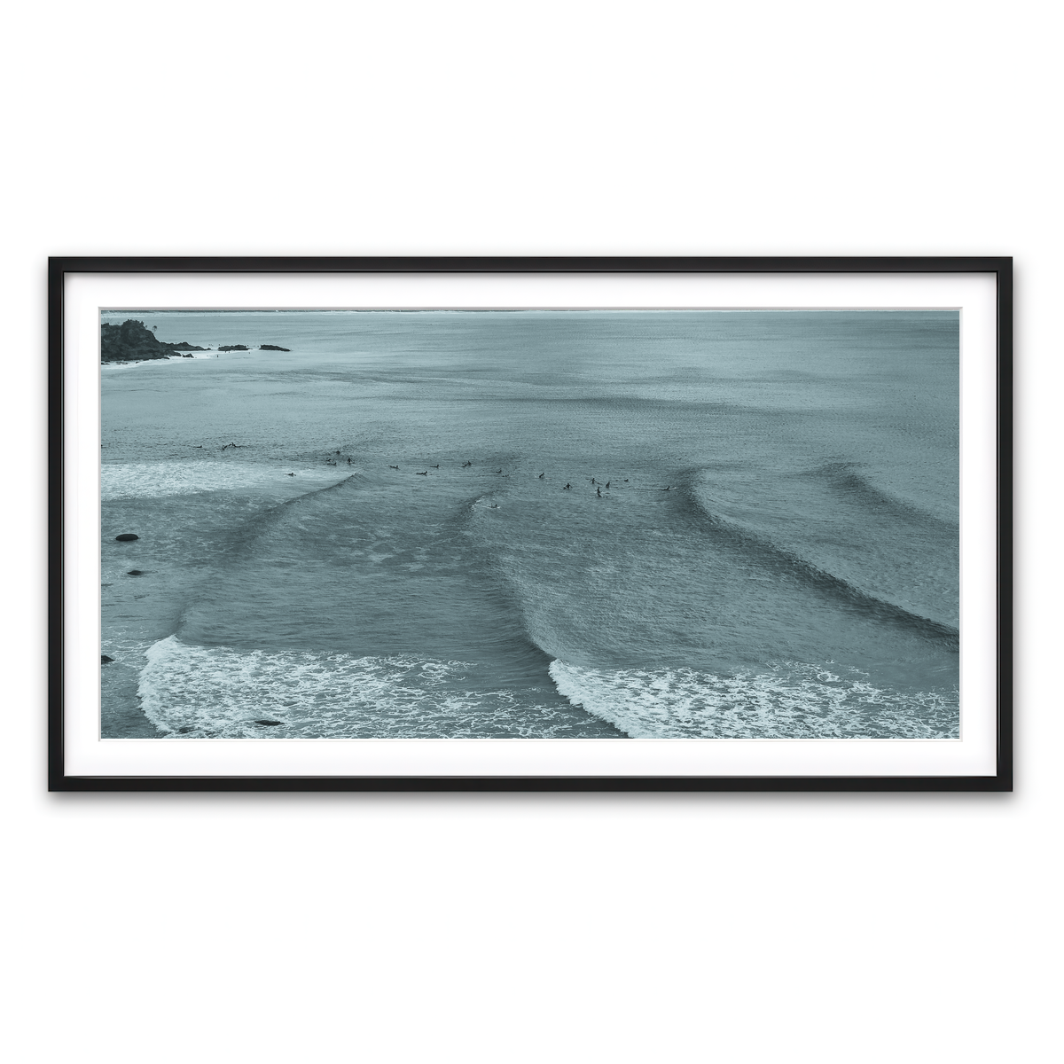 Framed Print 2x1 Black