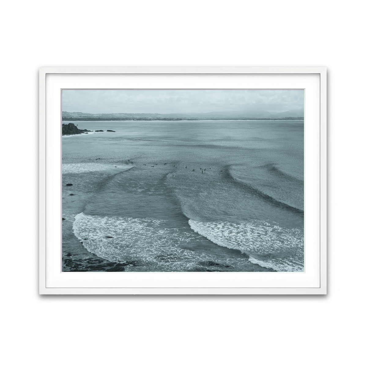Framed Print 4x3 White