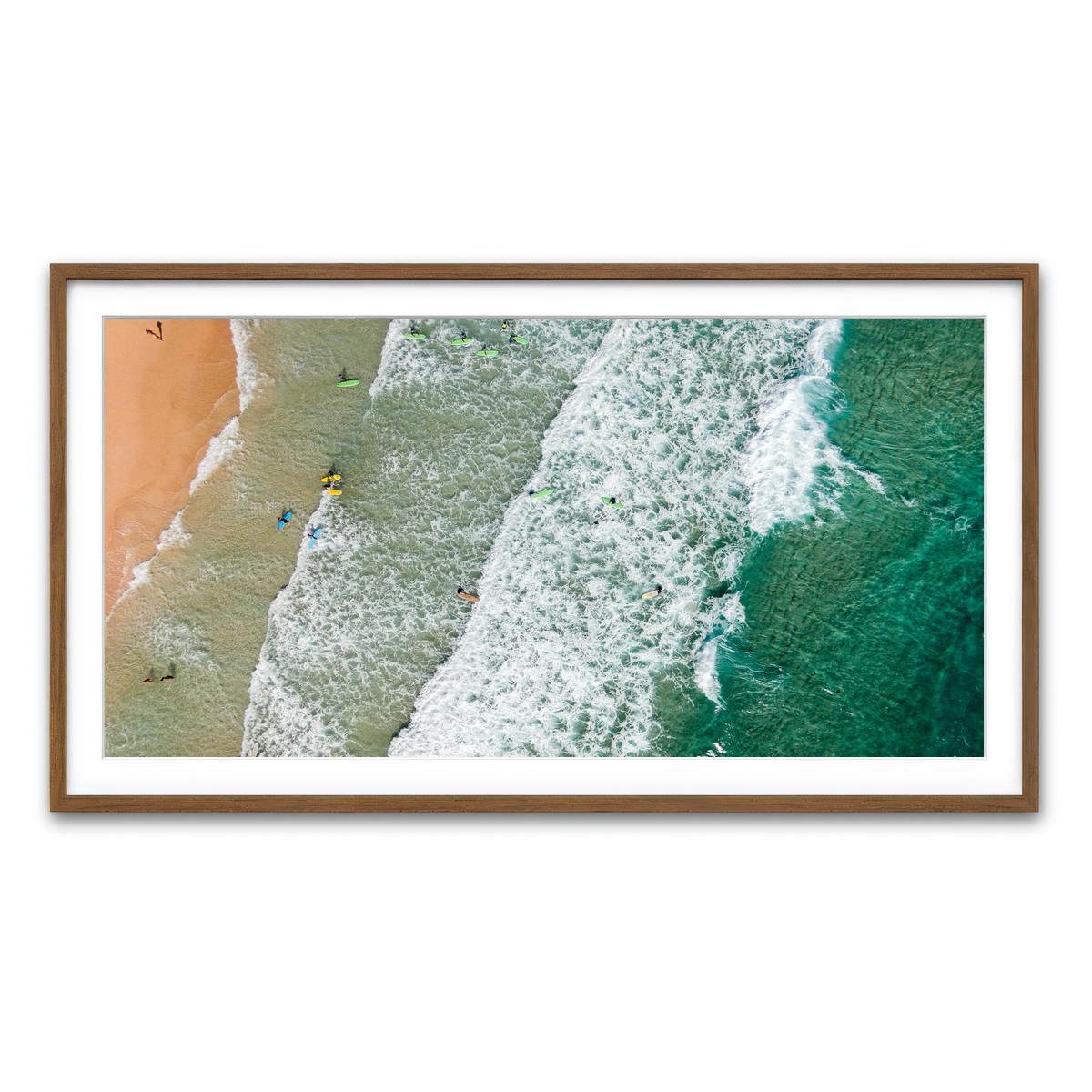 Framed Print 2x1 Walnut