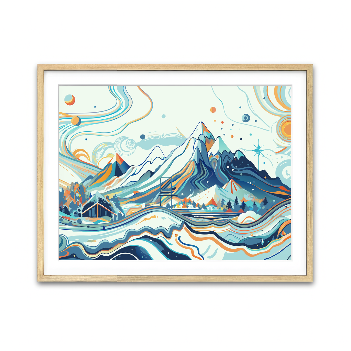 Framed Print 4x3 Natural