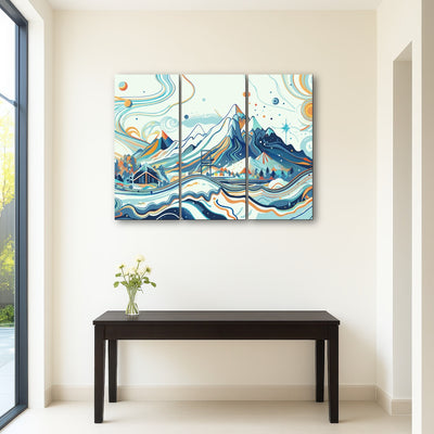 AUTO-MOCKUP ROOM | Surreal Mountain Landscape