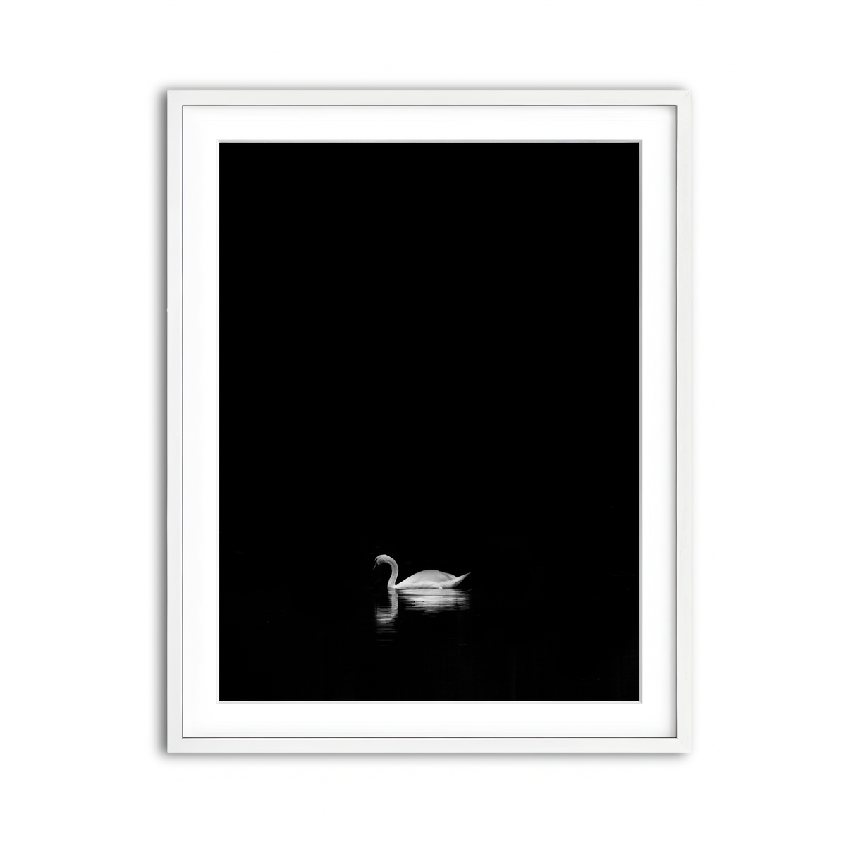 Framed Print 3x4 White