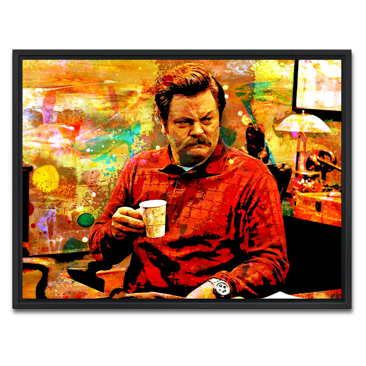 AUTO-MOCKUP WHITE | Swanson | 1 Piece | Black Framed Canvas | group=4x3