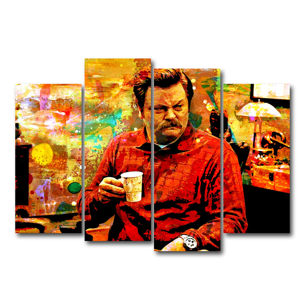 AUTO-MOCKUP WHITE | Swanson | 4 Piece | Gallery Wrap Canvas | group=4_normal