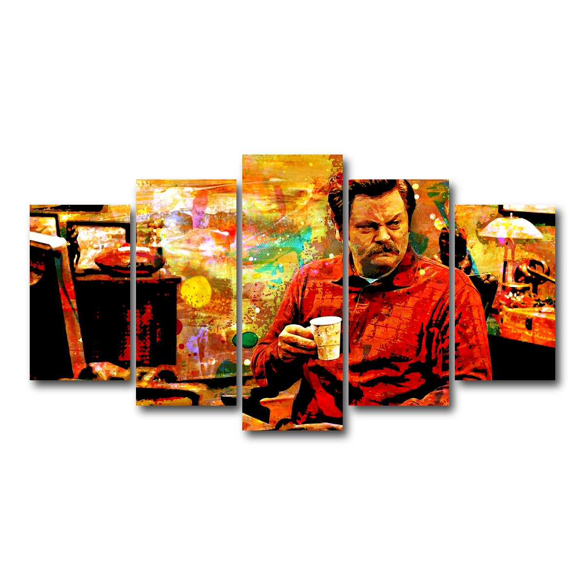 AUTO-MOCKUP WHITE | Swanson | 5 Piece | Gallery Wrap Canvas | group=5_normal