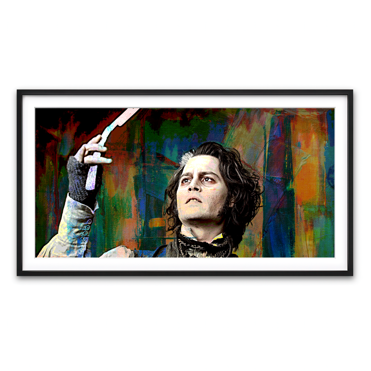 Framed Print 2x1 Black