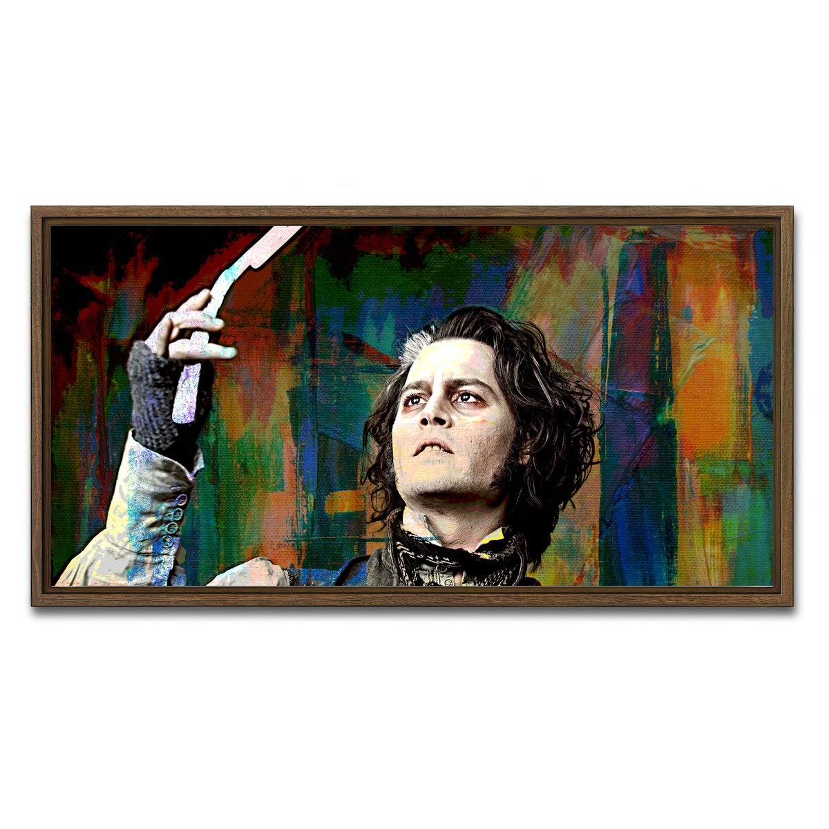 AUTO-MOCKUP WHITE | Sweeney Todd | 1 Piece | Walnut Framed Canvas | group=2x1