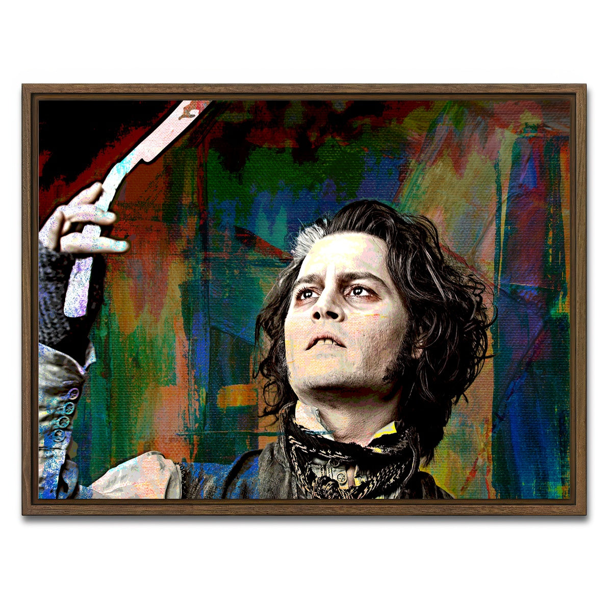 AUTO-MOCKUP WHITE | Sweeney Todd | 1 Piece | Walnut Framed Canvas | group=4x3