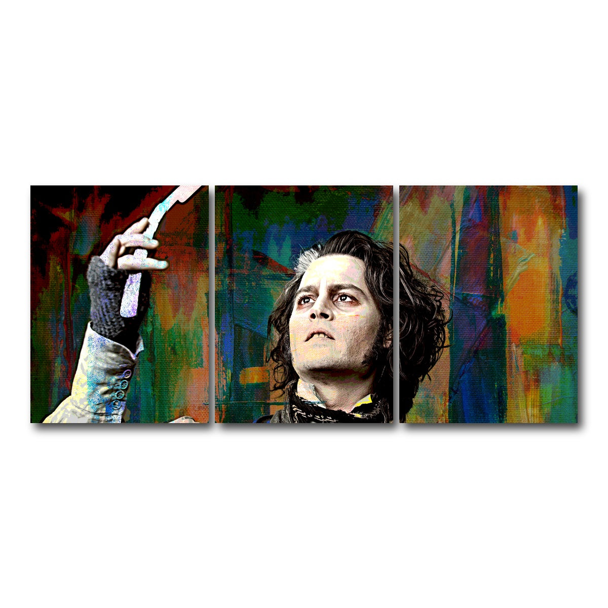 AUTO-MOCKUP WHITE | Sweeney Todd | 3 Piece | Gallery Wrap Canvas | group=18x24