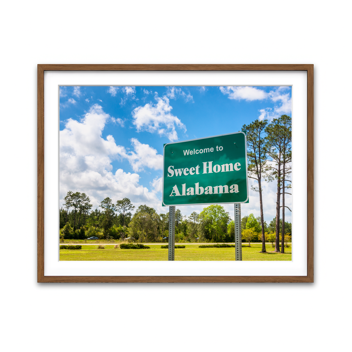 Framed Print 4x3 Walnut