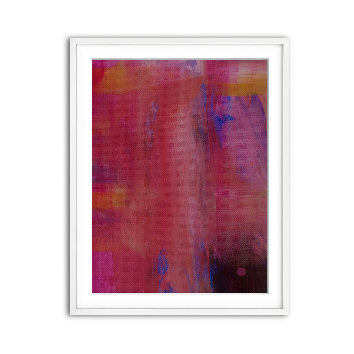 Framed Print 3x4 White