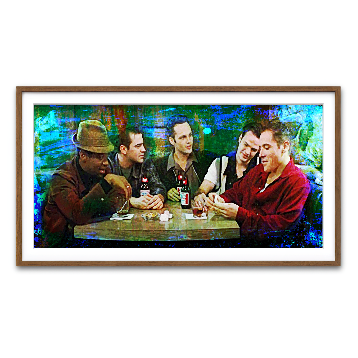 Framed Print 2x1 Walnut