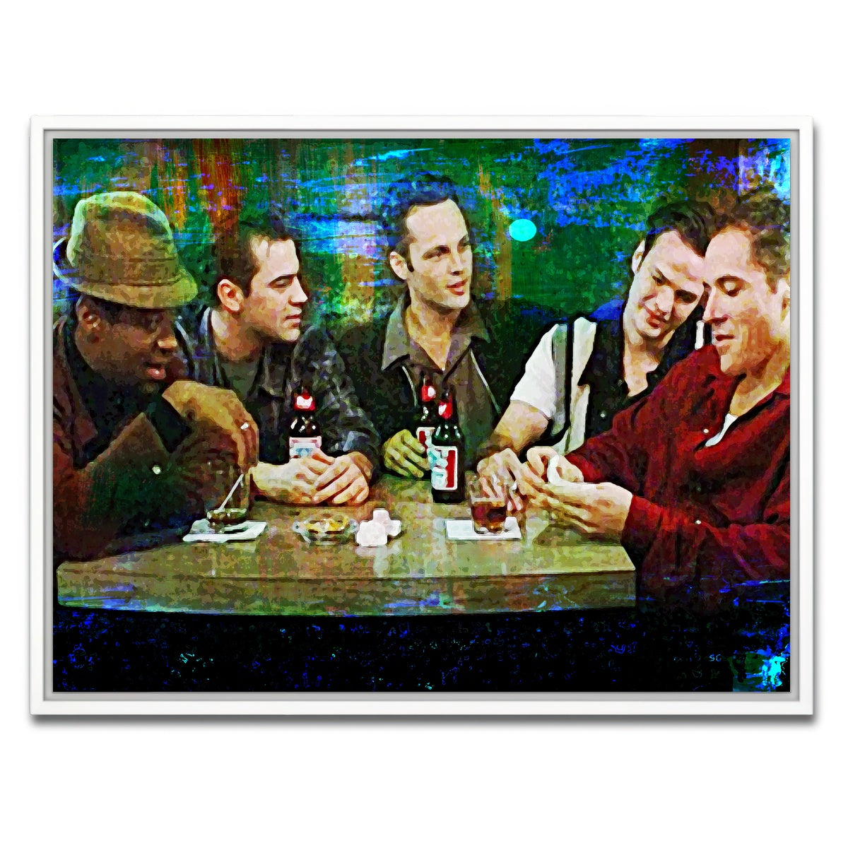 AUTO-MOCKUP WHITE | Swingers | 1 Piece | White Framed Canvas | group=4x3