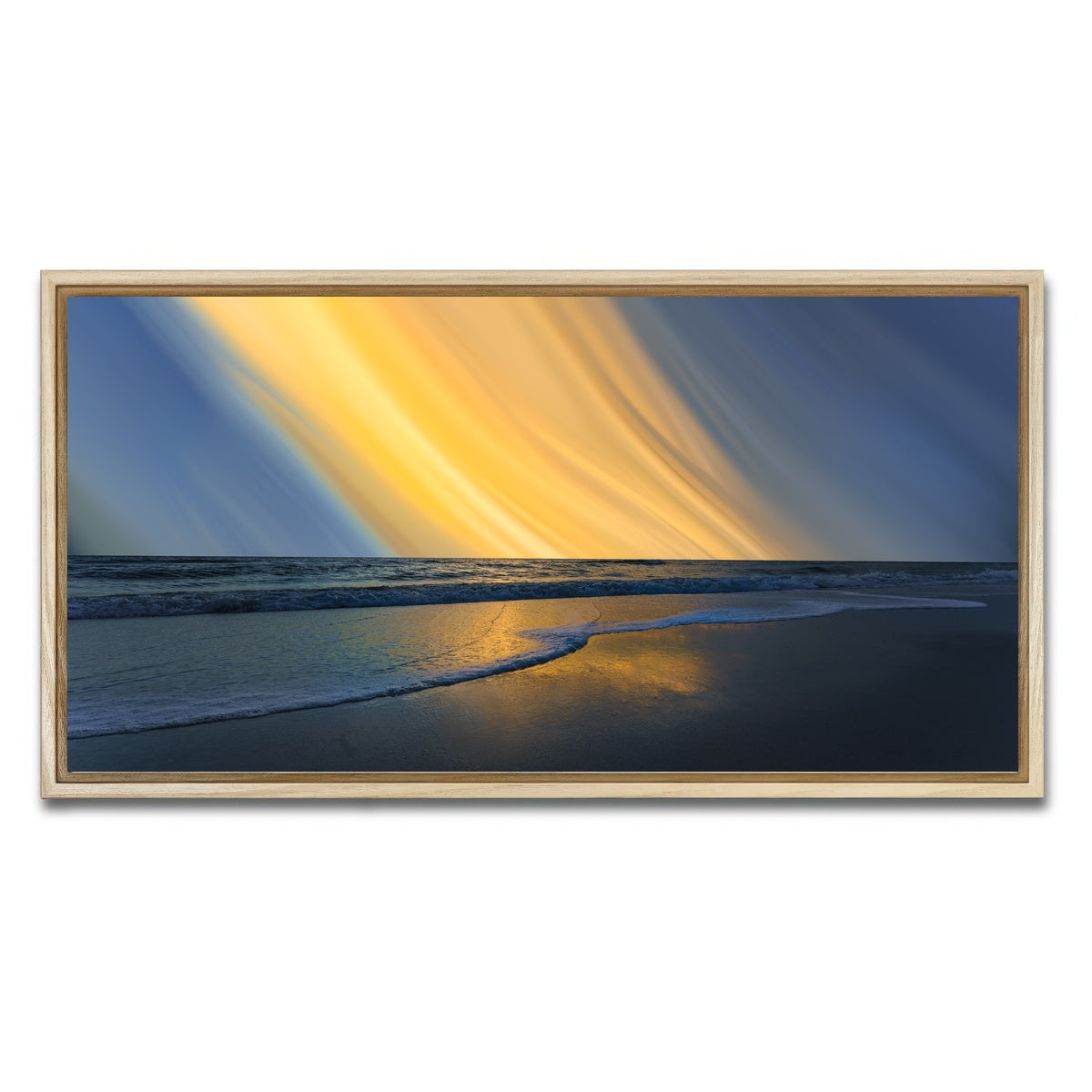 AUTO-MOCKUP WHITE | Swoosh | 1 Piece | Natural Framed Canvas | group=2x1