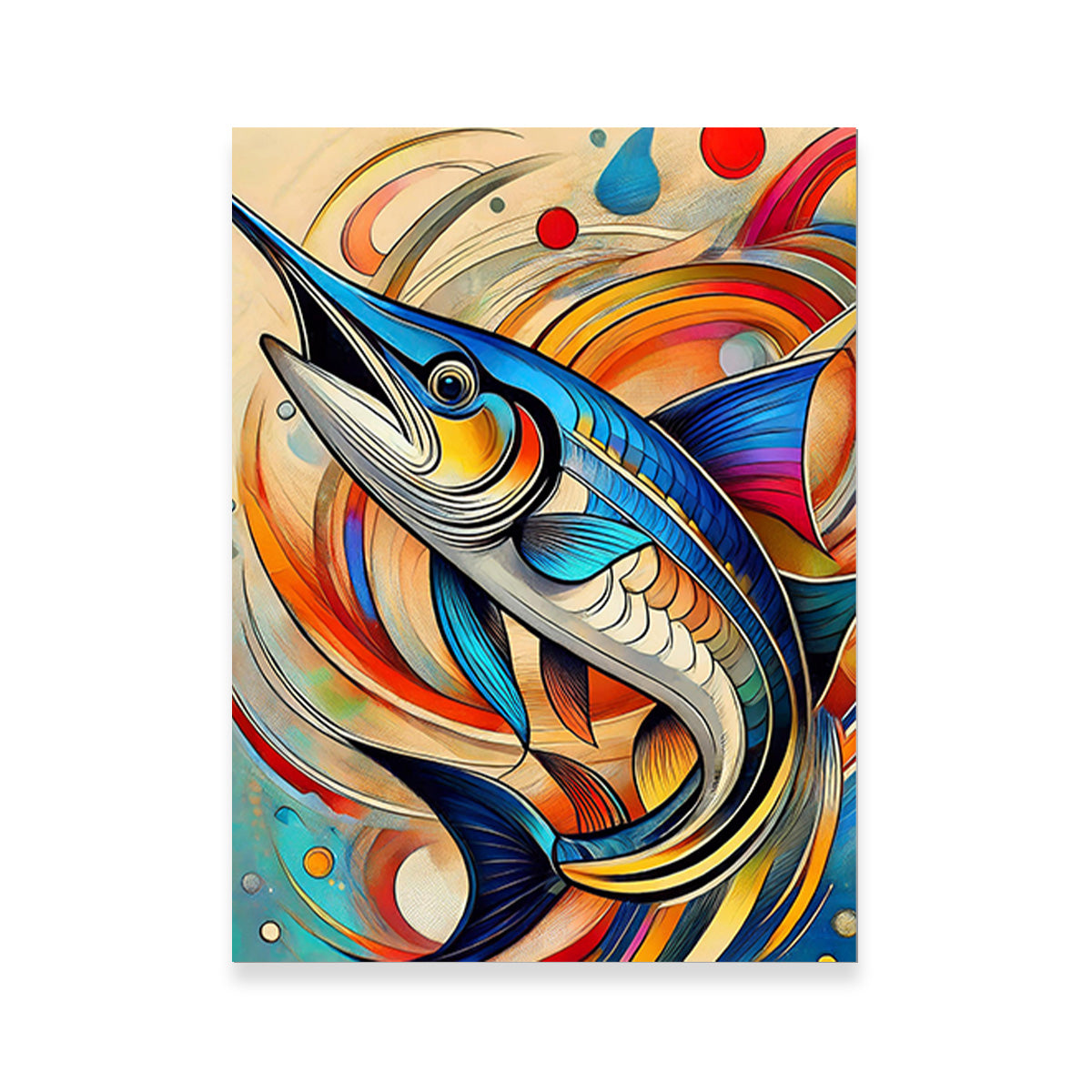 Swordfish Art Wall Art