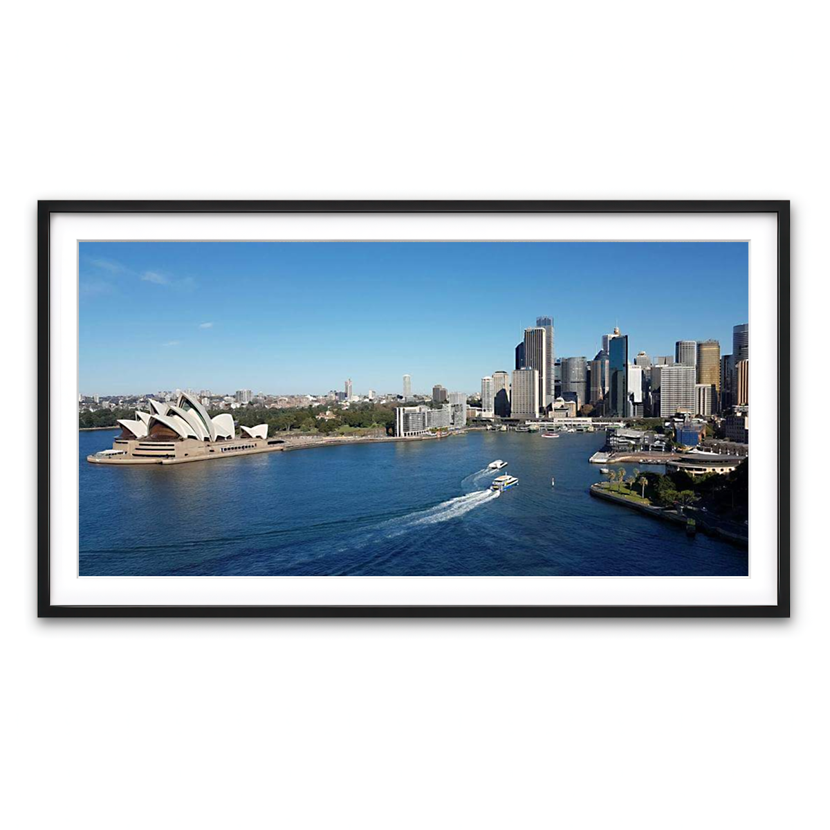 Framed Print 2x1 Black