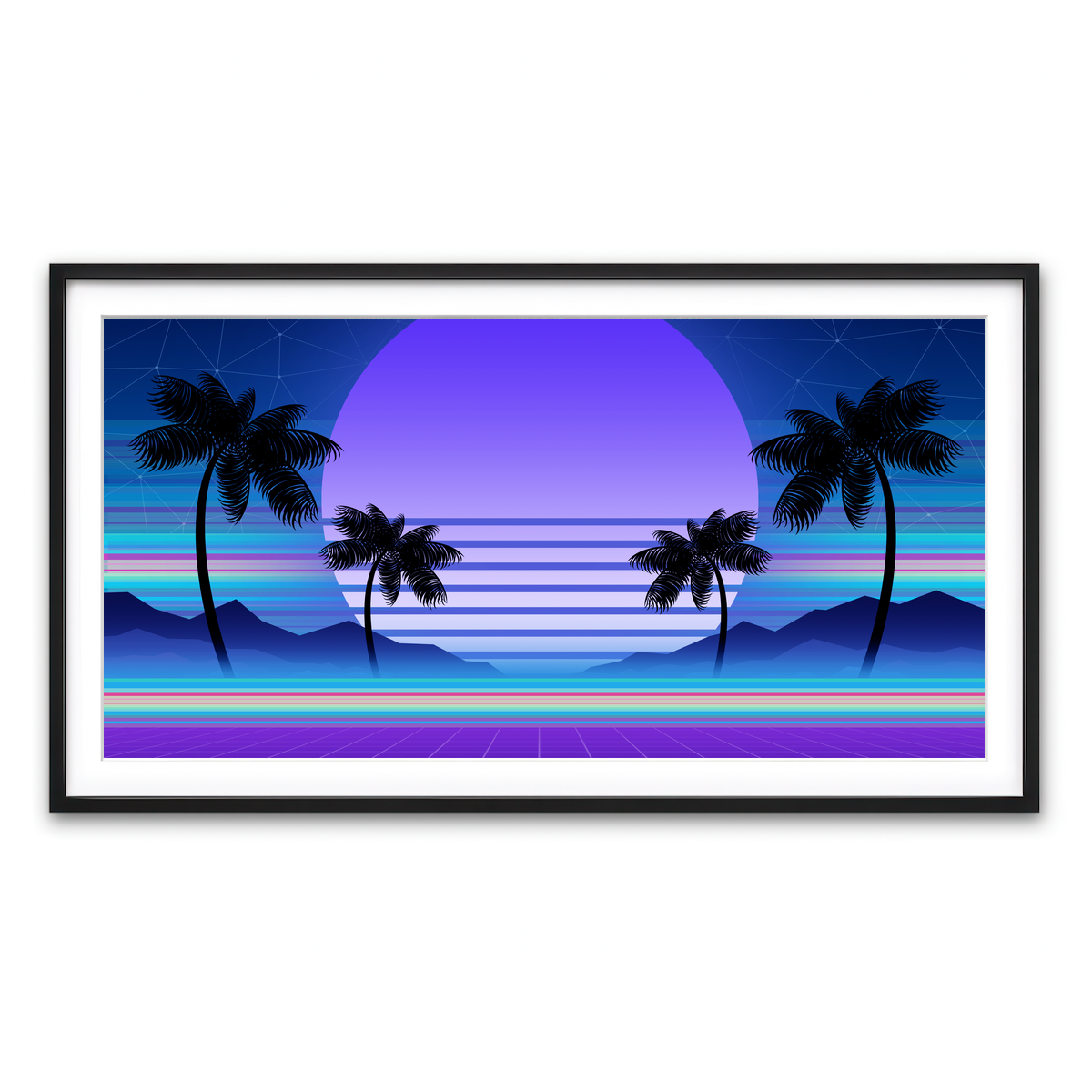 Framed Print 2x1 Black