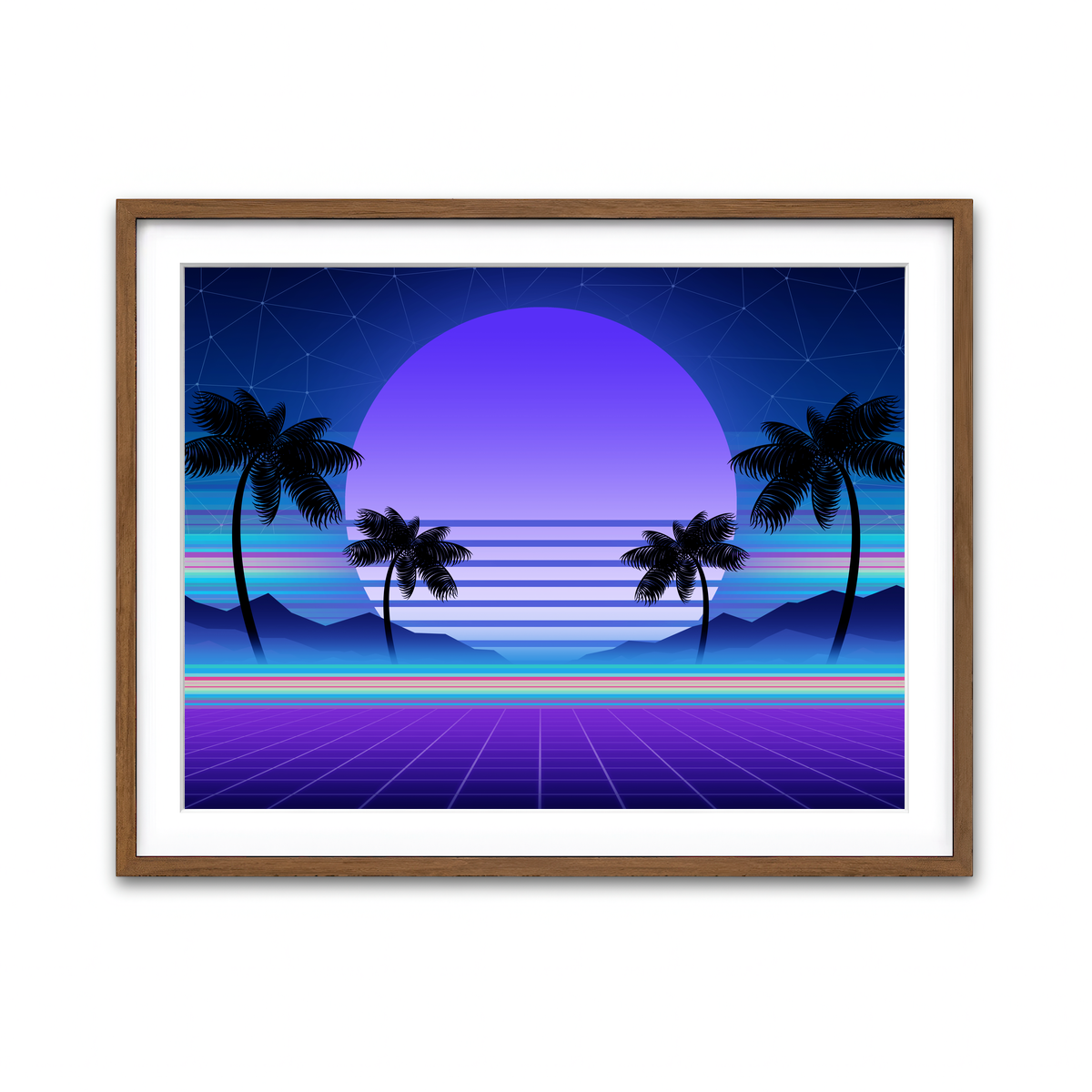Framed Print 4x3 Walnut