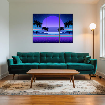 AUTO-MOCKUP ROOM | Synthwave and retrowave