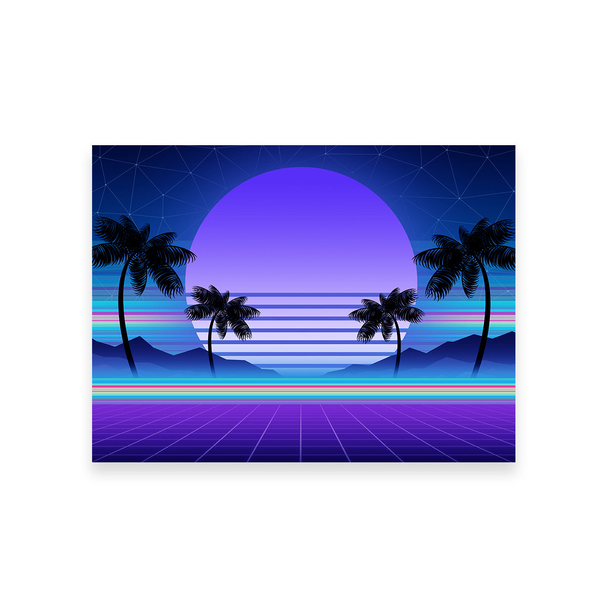 Synthwave and Retrowave Wall Art