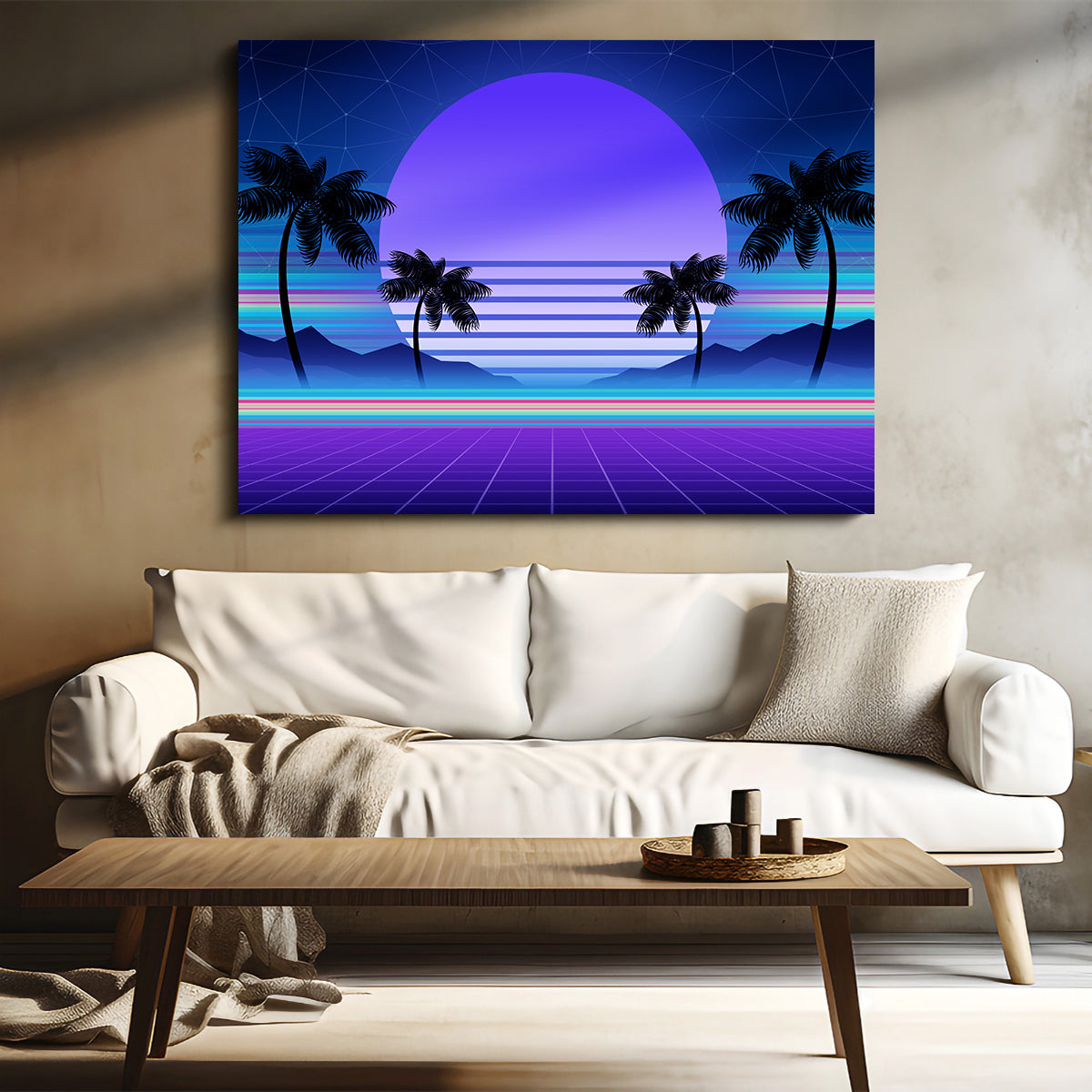 Synthwave and Retrowave Wall Art