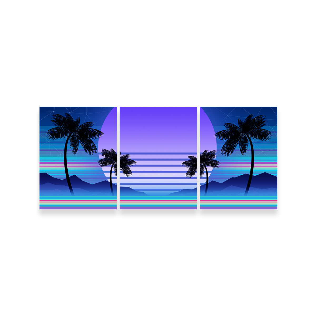 Synthwave and Retrowave Wall Art