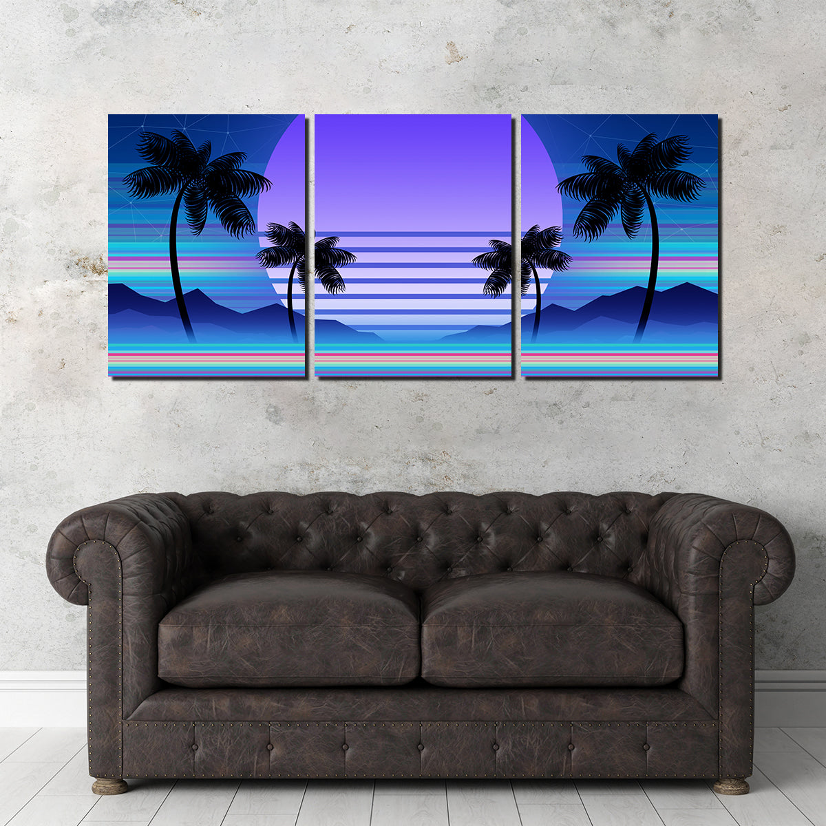Synthwave and Retrowave Wall Art