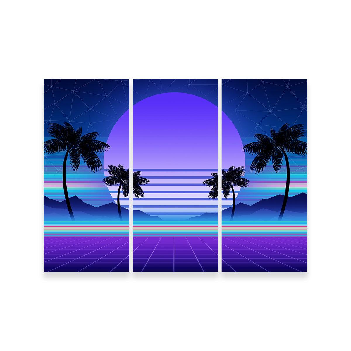Synthwave and Retrowave Wall Art