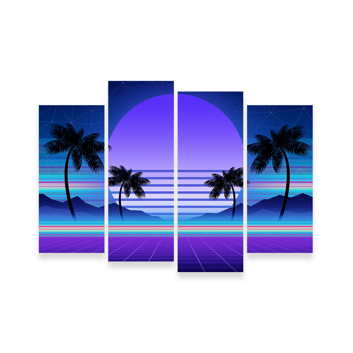 Synthwave and Retrowave Wall Art