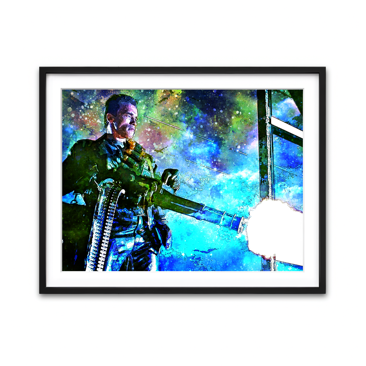 Framed Print 4x3 Black