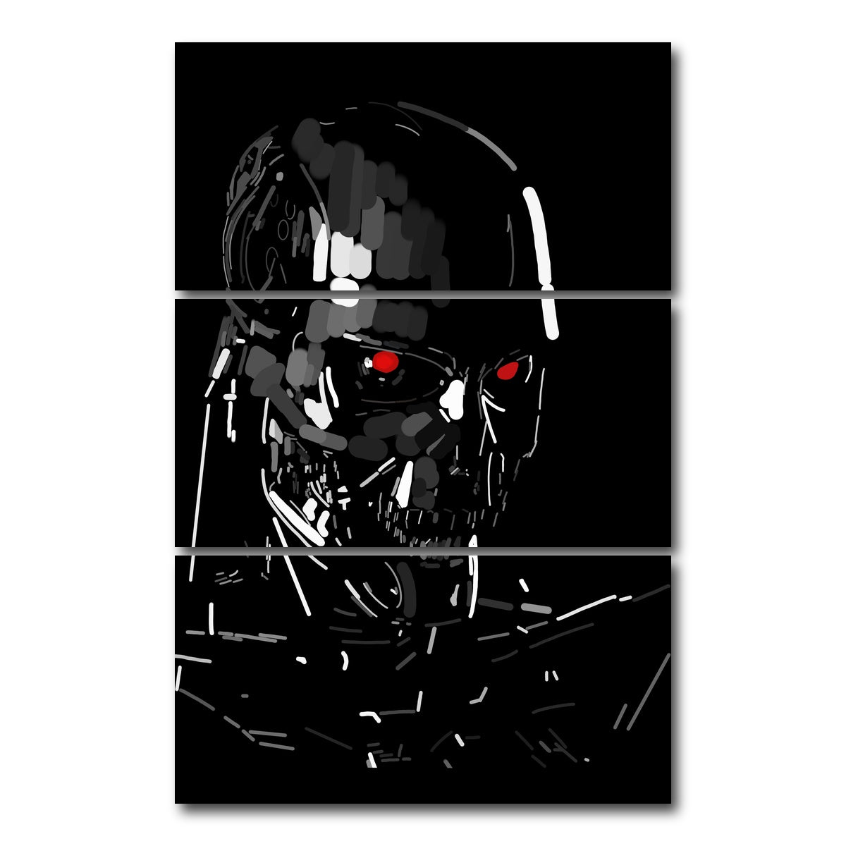 AUTO-MOCKUP WHITE | T800 | 3 Piece | Gallery Wrap Canvas | group=12x24_stacked