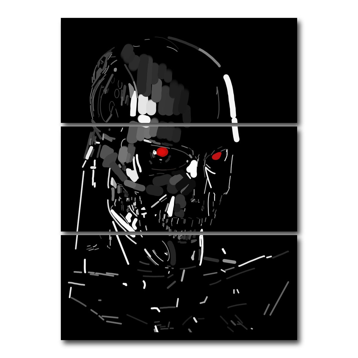 AUTO-MOCKUP WHITE | T800 | 3 Piece | Gallery Wrap Canvas | group=8x18_stacked