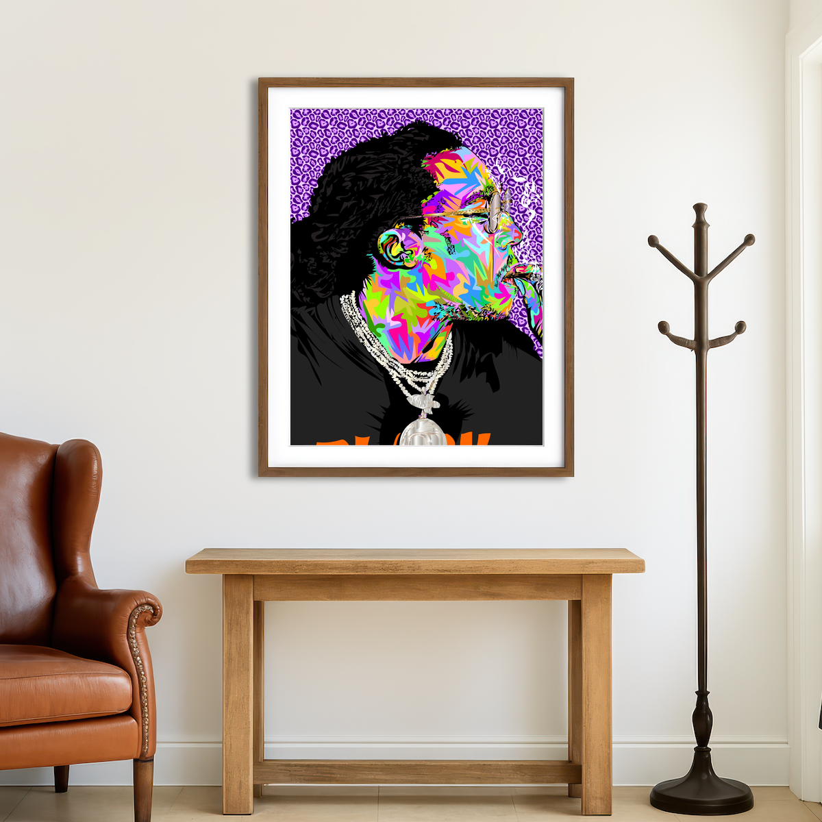 AUTO-MOCKUP ROOM | Take Off Wall Art