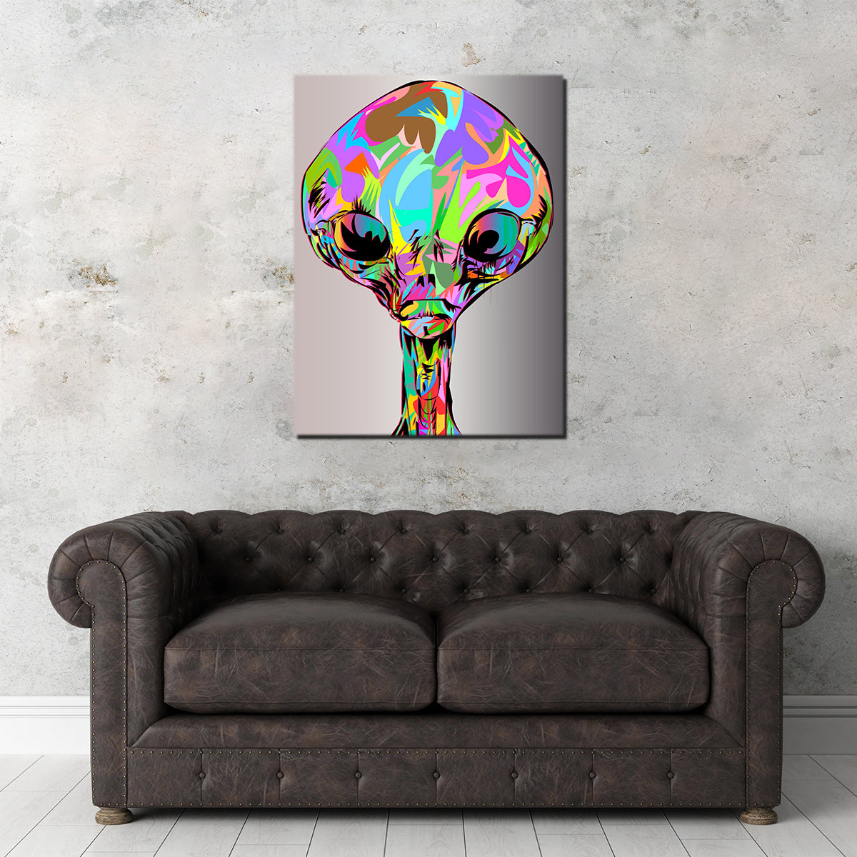 Tall White Wall Art