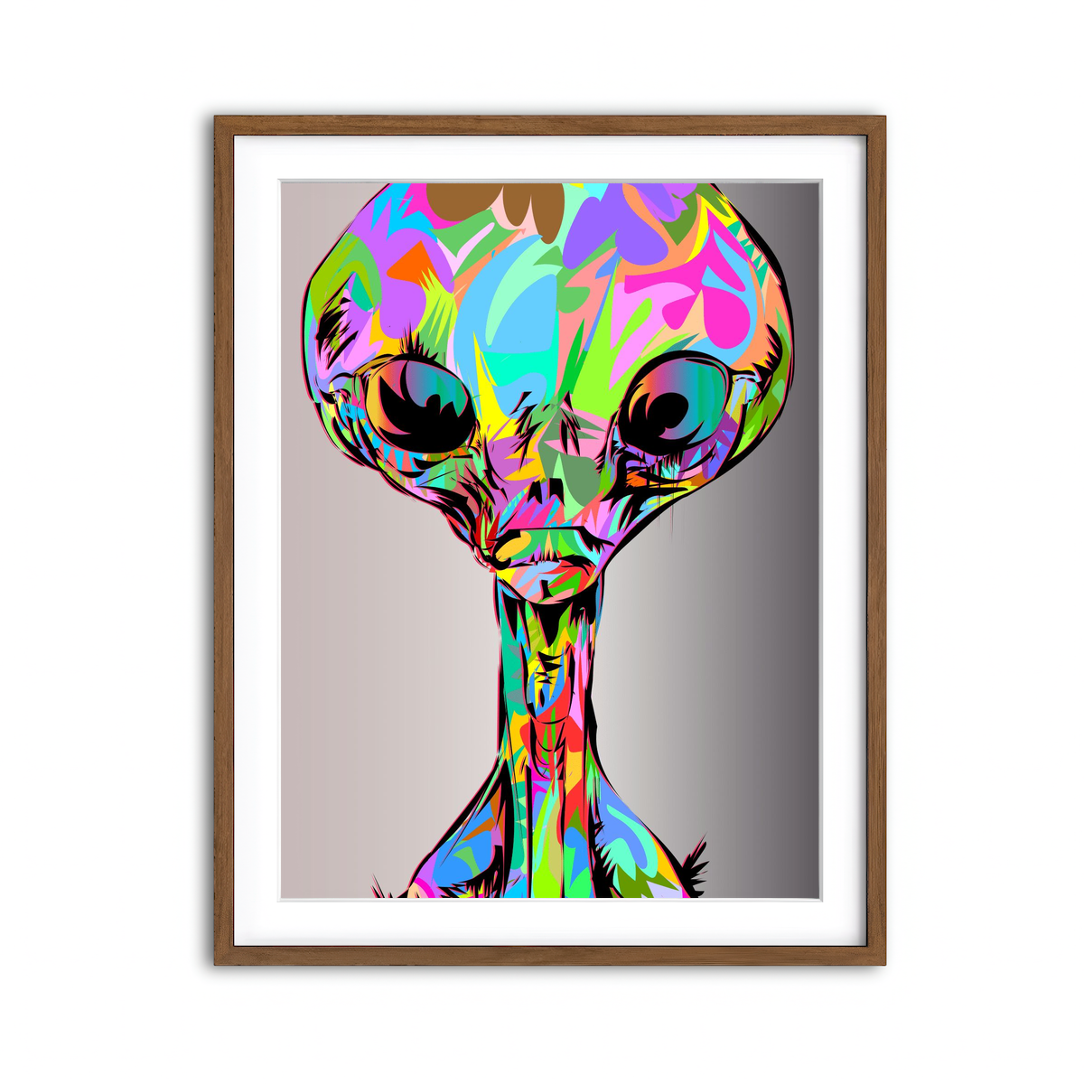 Framed Print 3x4 Walnut