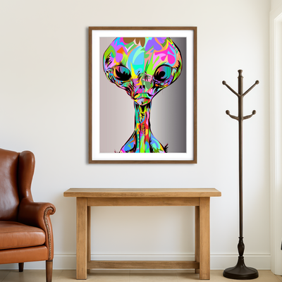 AUTO-MOCKUP ROOM | Tall White Wall Art