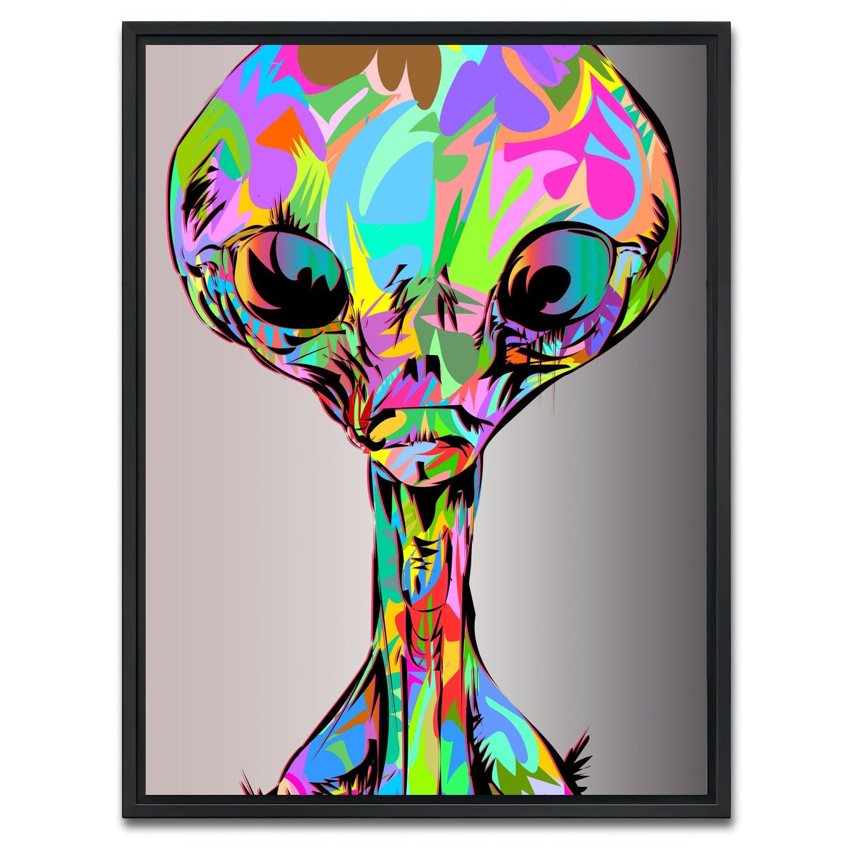 AUTO-MOCKUP WHITE | TALL WHITE | 1 Piece | Black Framed Canvas | group=3x4