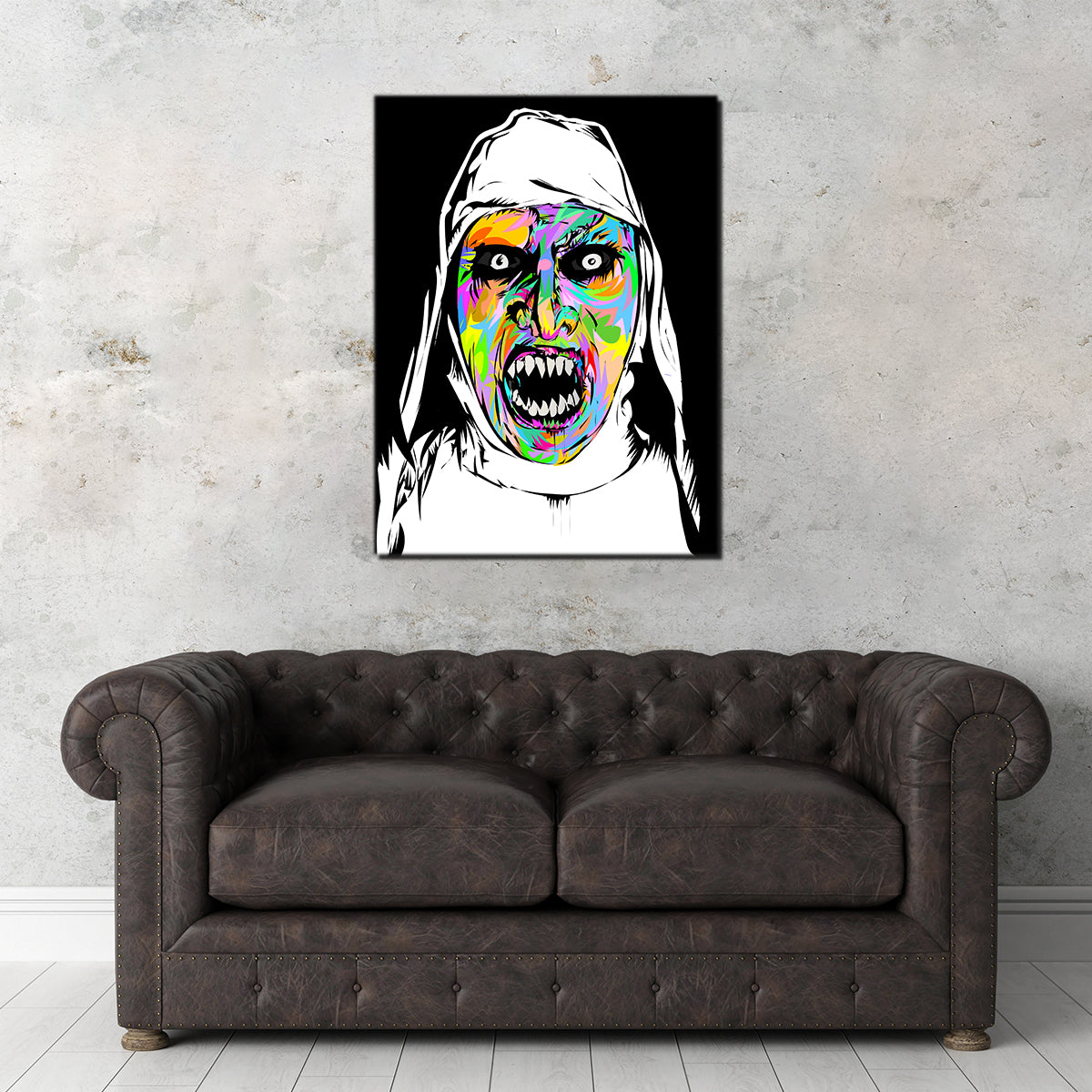 The Nun Color Wall Art