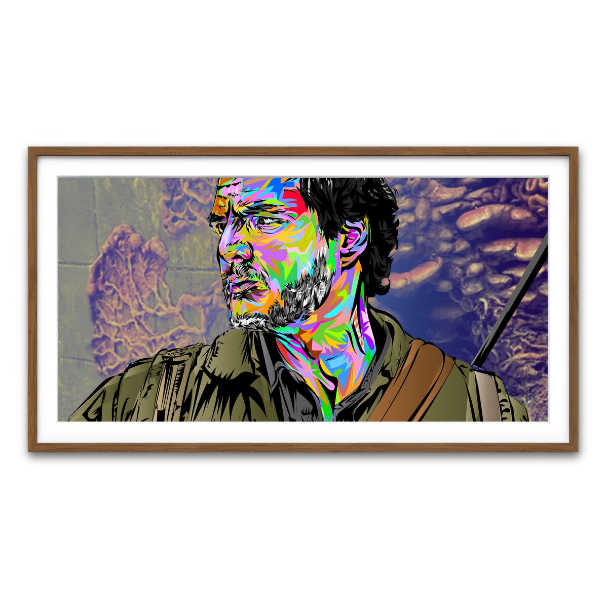 Framed Print 2x1 Walnut