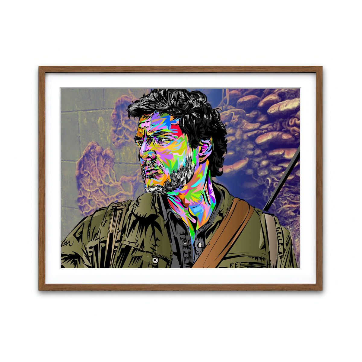 Framed Print 4x3 Walnut