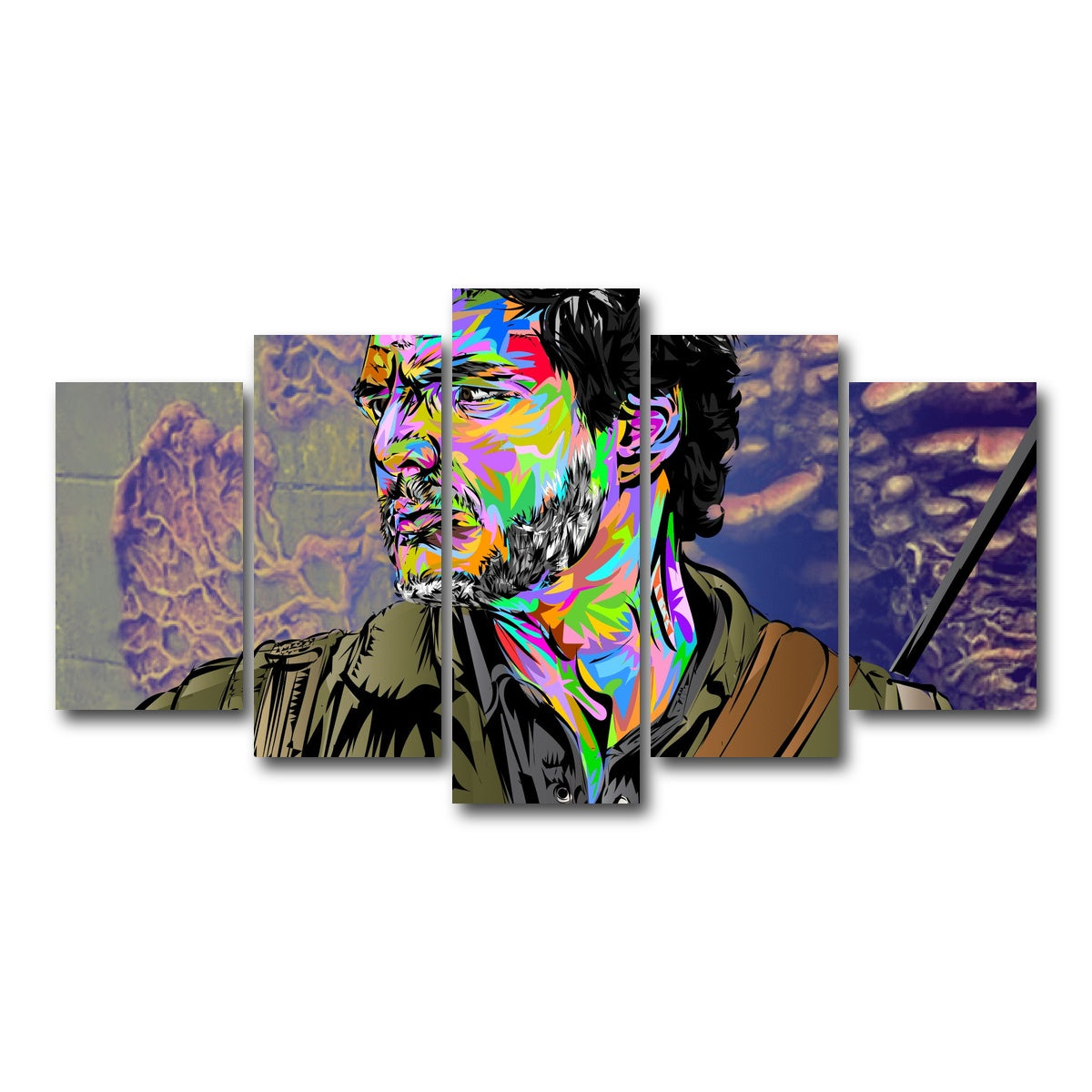 AUTO-MOCKUP WHITE | THE LAST OF US - Joel | 5 Piece | Gallery Wrap Canvas | group=5_normal