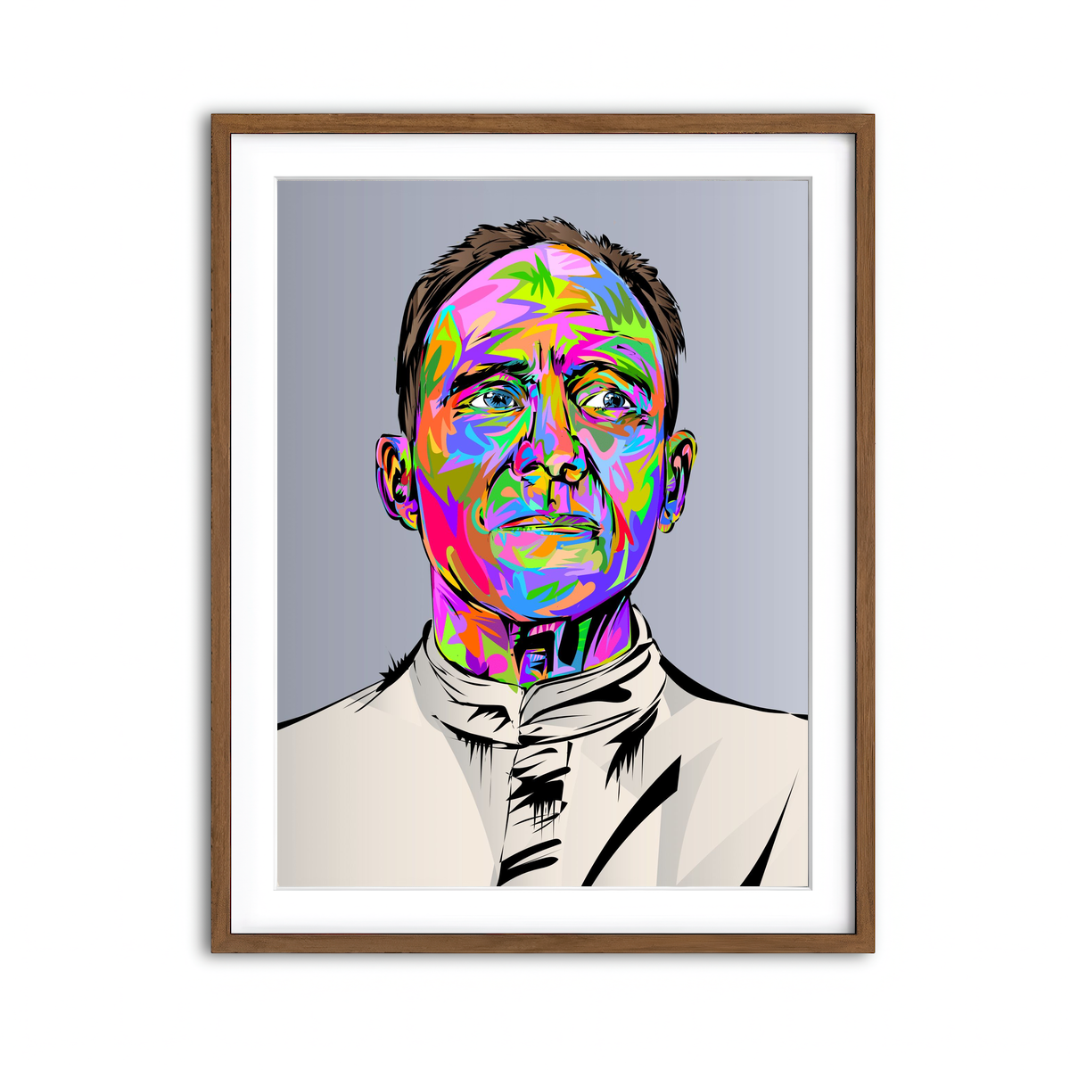 Framed Print 3x4 Walnut