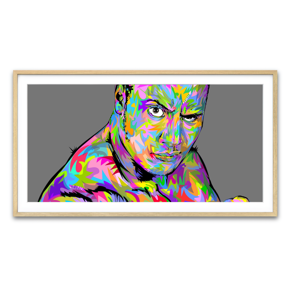 Framed Print 2x1 Natural