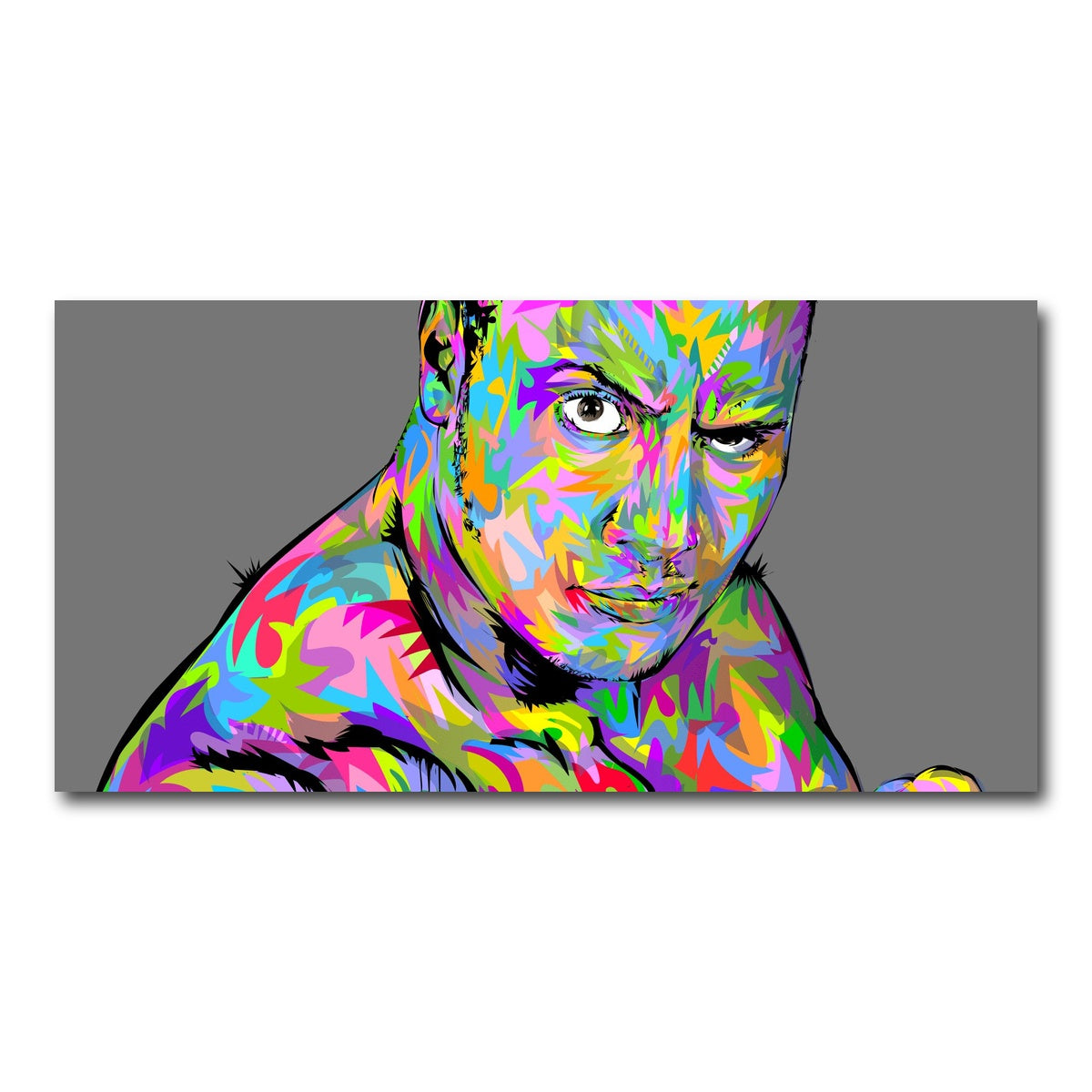 AUTO-MOCKUP WHITE | THE ROCK | 1 Piece | Gallery Wrap Canvas | group=2x1