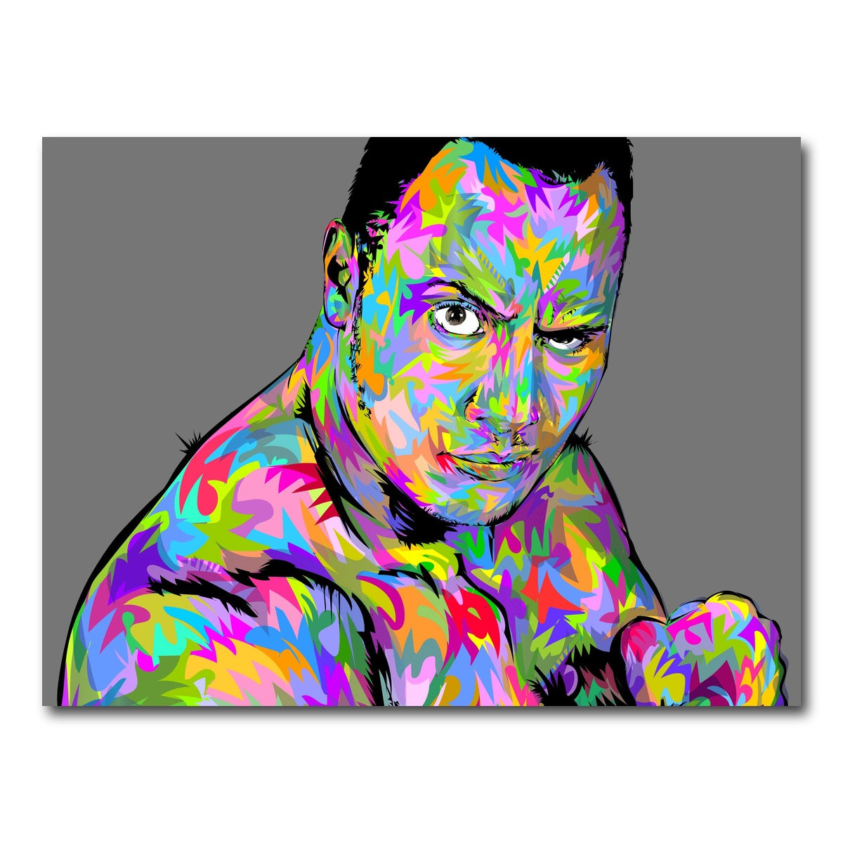 AUTO-MOCKUP WHITE | THE ROCK | 1 Piece | Gallery Wrap Canvas | group=4x3