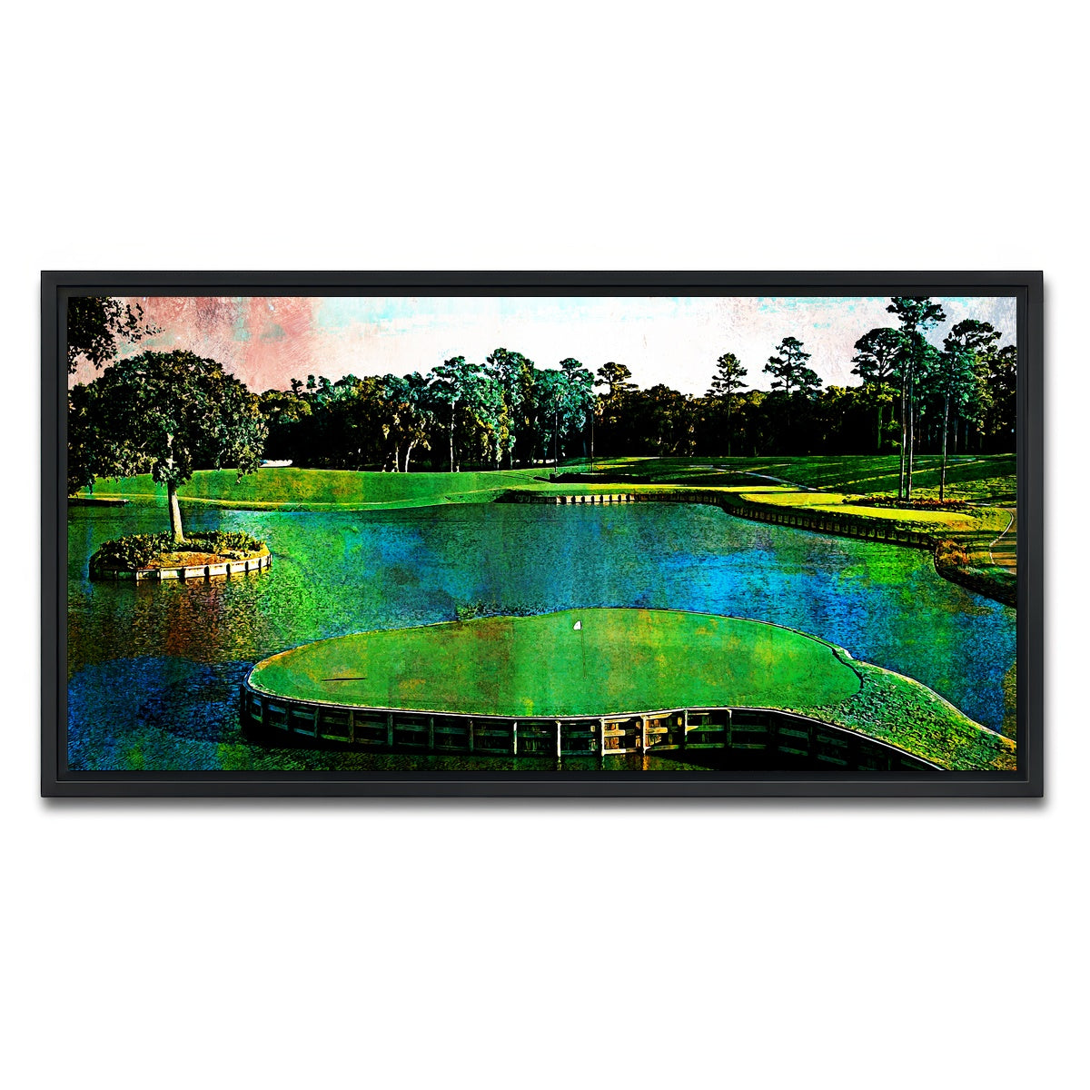 AUTO-MOCKUP WHITE | TPC Sawgrass | 1 Piece | Black Framed Canvas | group=2x1