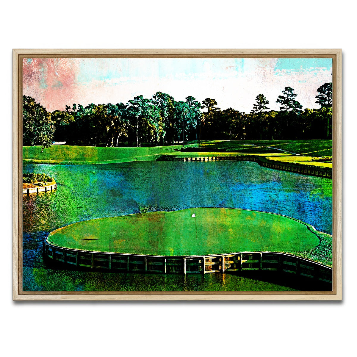 AUTO-MOCKUP WHITE | TPC Sawgrass | 1 Piece | Natural Framed Canvas | group=4x3