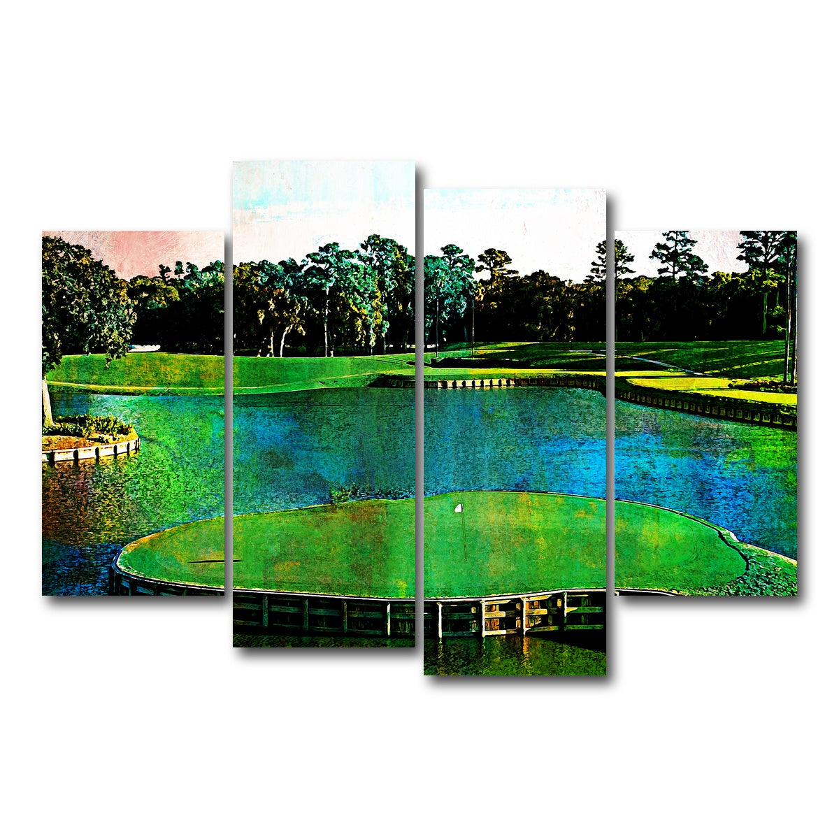 AUTO-MOCKUP WHITE | TPC Sawgrass | 4 Piece | Gallery Wrap Canvas | group=4_short