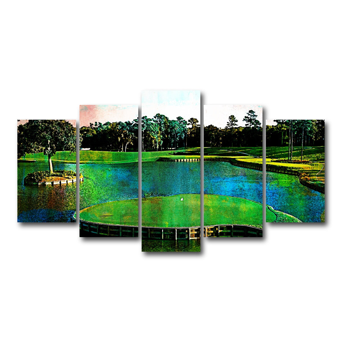 AUTO-MOCKUP WHITE | TPC Sawgrass | 5 Piece | Gallery Wrap Canvas | group=5_normal
