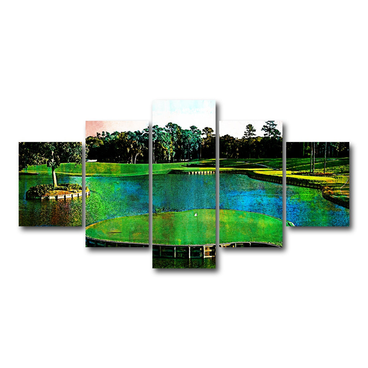 AUTO-MOCKUP WHITE | TPC Sawgrass | 5 Piece | Gallery Wrap Canvas | group=5_short